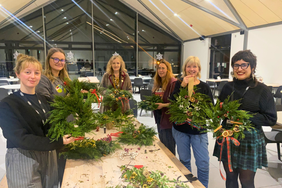 Wreath making