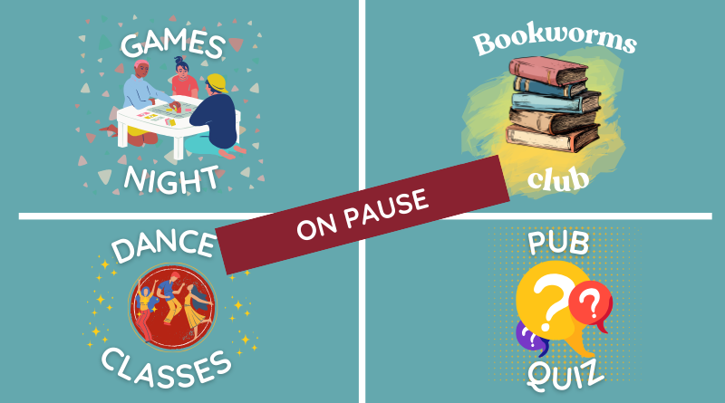 Wellbeing events on pause