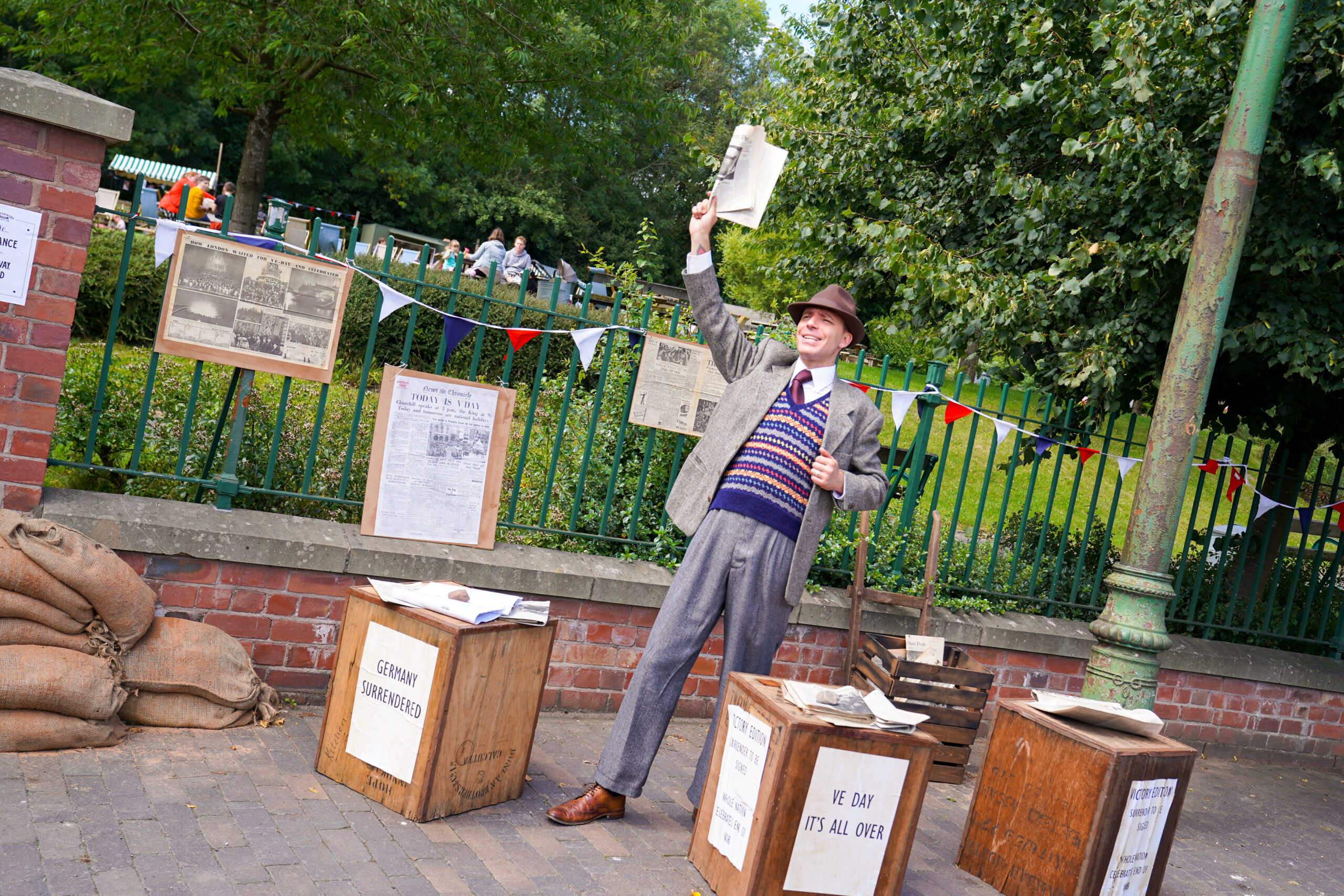 VE Day – activity on site