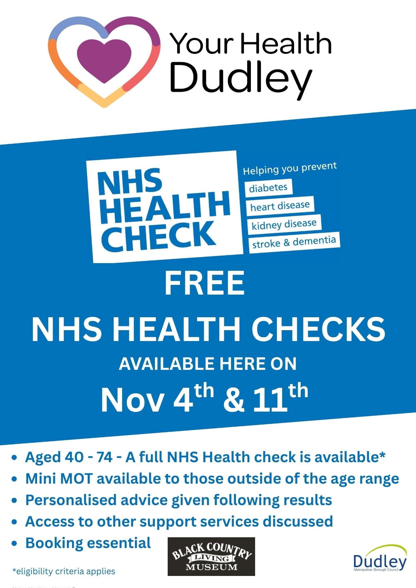 Free NHS Health Checks