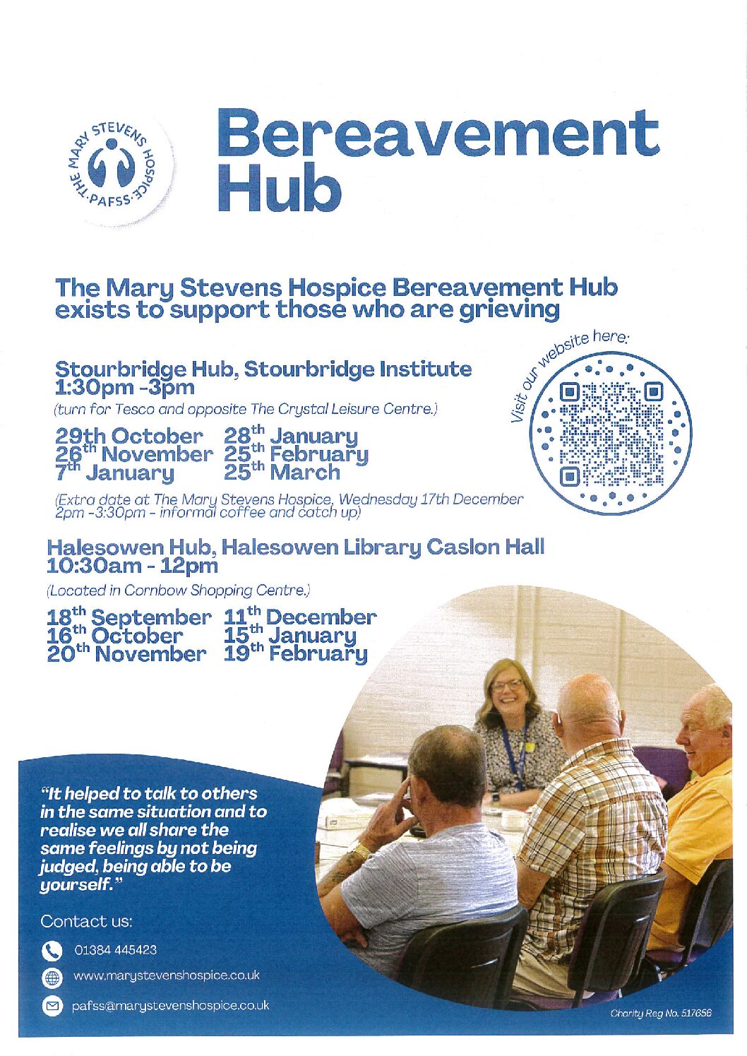 Bereavement Support Hubs – Invitation to Colleague
